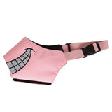 Cartoon Dog Mouth Cover Anti-Bite Nylon Dog Mask - Size L - Pink - L - Extra Image