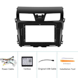 10.1 Inch Car Mp5 Player For Nissan Teana 13-16 - 4G Edition 4 + 64G - Standard + Ahd Camera - Top-Down View