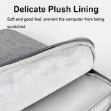 Waterproof Laptop Handbag - 15.6 Inches Shock-Absorbing & Large-Capacity - Mysterious Black - 45-Degree Angle