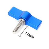 10pcs T-shaped Multi-directional Screw with M6 Aluminum Alloy Handle - Blue