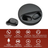 Wireless Stereo Bluetooth Headset with Charging Case - V5.0 Tws - Top-Down View