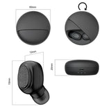 Wireless Stereo Bluetooth Headset with Charging Case - V5.0 Tws - 45-Degree Angle