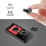 Wireless Stereo Bluetooth Headset with Charging Case - V5.0 Tws - Close-Up Angle