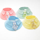 Pet Shawl Scarf Saliva Towel Dog Clothes Accessories - Size L - Yellow - Top-Down View