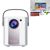 Portable Mini Hd Led Projector - C500 - Black - Side View