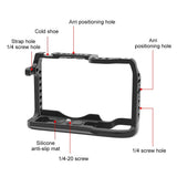 Metal Camera Cage For Canon Eos-Rp Stabilizer Rig - Black - Top-Down View