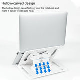 Enhanced Laptop Cooling Stand - Versatile and Efficient - Black