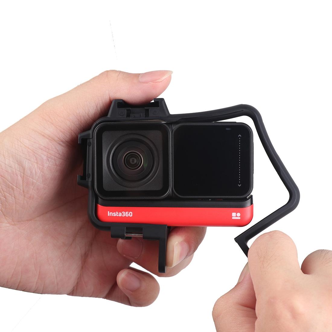 Insta360 one r Protective Cage with Tripod Adapter and Cold Shoe