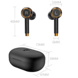 Wireless Bluetooth 5.0 Earbuds with Charging Case - Top-Down View