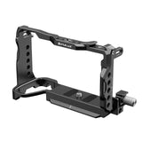 Metal Camera Cage Stabilizer For Sony A6700 - Black - Side View