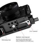 Metal Camera Cage Stabilizer For Sony A6700 - Black