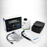 400M Golf Laser Distance Measuring Instrument - Waterproof Handheld - Black - 45-Degree Angle