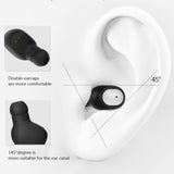 Wireless Sports Bluetooth Earphones - Binaural Stereo 5.0 - Black