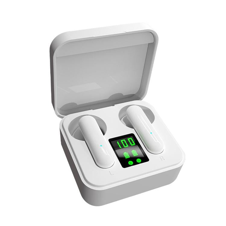 Digital Display Sports Bluetooth Earphones - Semi-in-ear - Ete-16 Tws - Black