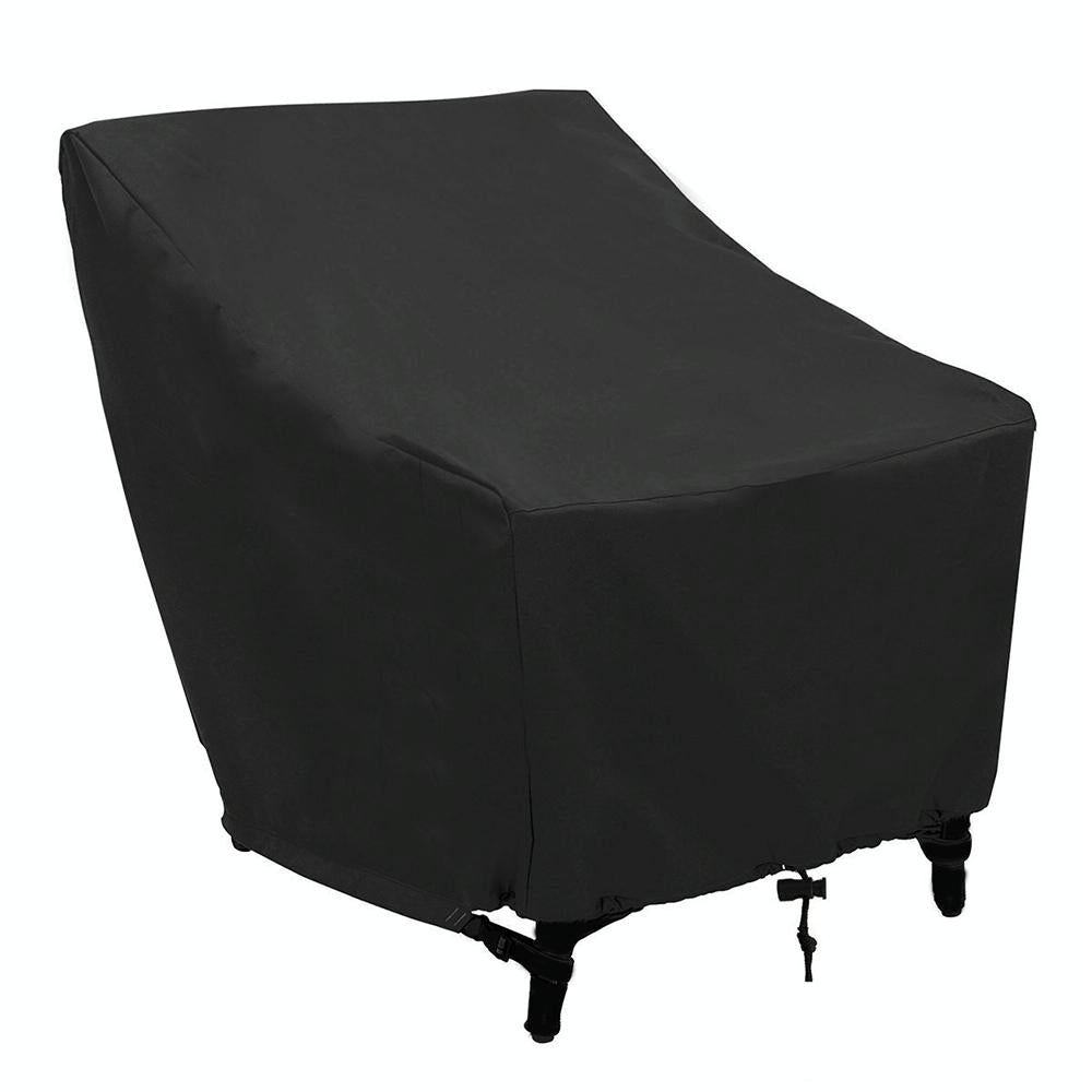 Waterproof Oxford Cloth Furniture Set Cover - Protects Outdoor Table and Chairs - 102x79x70cm - Black