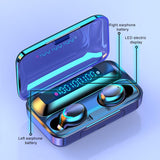 Wireless Noise-cancelling Earbuds with Triple Display - Black - Extra Image