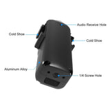Dual Cold Shoe Adapter Bracket for Dji Pocket 3 Cage - Close-Up Angle