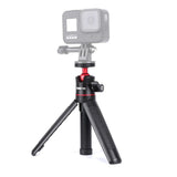 Foldable Tripod Selfie Stick with Ball Head for Gopro Hero 12 - Front View