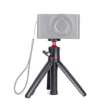 Foldable Tripod Selfie Stick with Ball Head for Gopro Hero 12 - Close-Up Angle