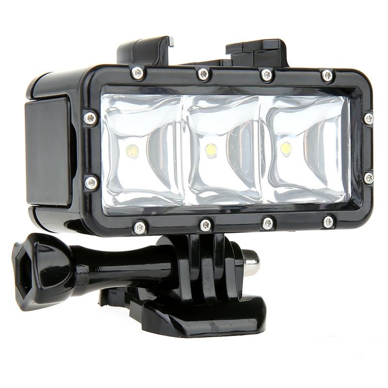 Waterproof Action Camera Light for Gopro Hero12 - 30m 300lm