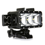 Waterproof Action Camera Light for Gopro Hero12 - 30m 300lm - Top-Down View