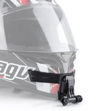 Helmet Mount with j Hook for Gopro Insta360 Dji Action Cameras - 45-Degree Angle
