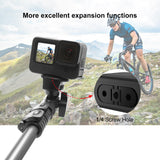 Foldable Tripod Mount for Gopro Hero12 - Finger Adapter - 45-Degree Angle