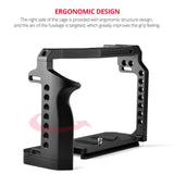 Video Camera Cage Stabilizer With Handle for Canon R5 / R6 - Side View