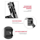 Video Camera Cage Stabilizer With Handle for Canon R5 / R6 - Close-Up Angle