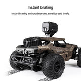 Four-way Remote Control Toy Car - 2.4ghz - Black - Close-Up Angle