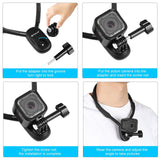 Flexible Neck Mount for Gopro Cameras - Close-Up Angle