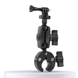 Adjustable 360 Degree Bike / Motorcycle Handlebar Mount for Action Cameras - Front View