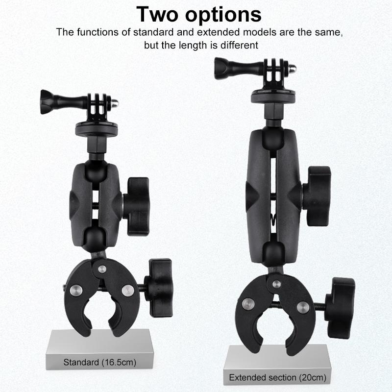Adjustable 360 Degree Bike / Motorcycle Handlebar Mount for Action Cameras