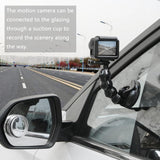 Universal Suction Cup Mount for Gopro and Other Action Cameras - Top-Down View