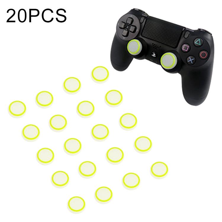 20 Luminous Silicone Gamepad Covers for Ps4 / Ps3 / Ps2 / Xbox360 / Xboxone / Wiiu - Black