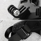 Universal Action Camera Helmet Mount - Compatible with Gopro Insta360 Dji and More - Side View