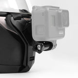 Universal Action Camera Helmet Mount - Compatible with Gopro Insta360 Dji and More - 45-Degree Angle