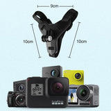 Universal Action Camera Helmet Mount - Compatible with Gopro Insta360 Dji and More - Rear View