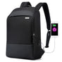 Waterproof Anti-Theft Usb Shoulder Bag - Large Capacity - Black