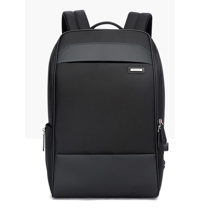 Waterproof Anti-Theft Usb Shoulder Bag - Large Capacity - Black