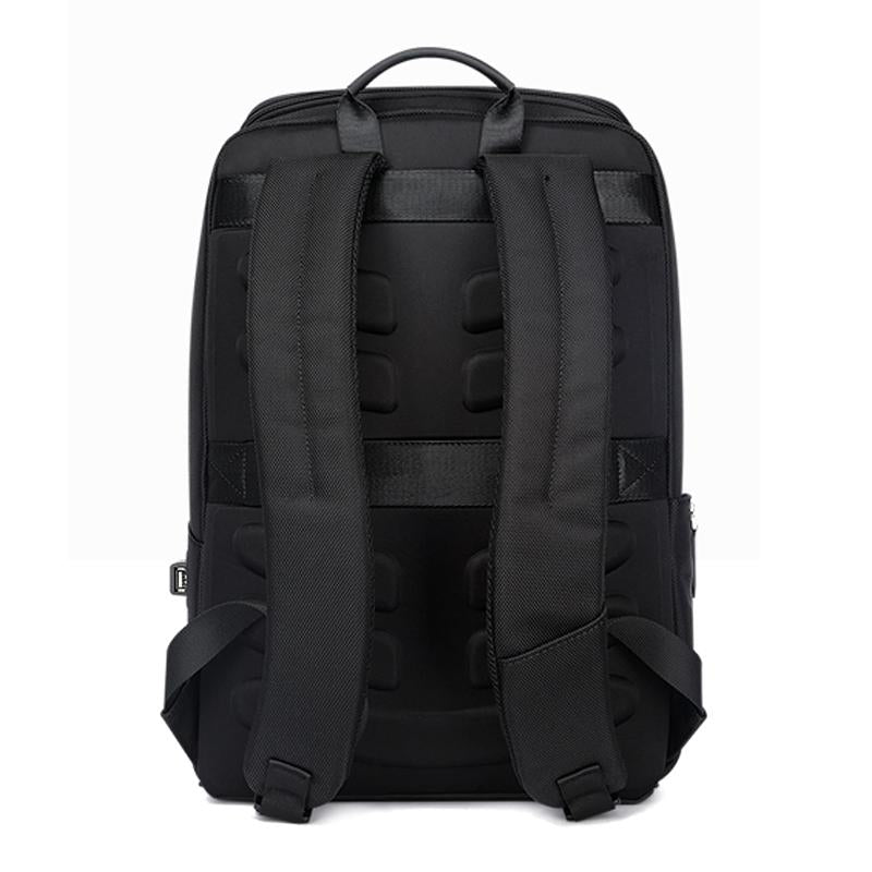 Waterproof Anti-Theft Usb Shoulder Bag - Large Capacity - Black