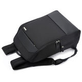 Waterproof Anti-Theft Usb Shoulder Bag - Large Capacity - Black