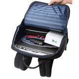 Waterproof Anti-Theft Usb Shoulder Bag - Large Capacity - Black