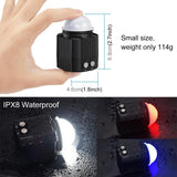 60m Waterproof Led Diving Light for Gopro Hero 12 - Perfect for Underwater Photography - Side View