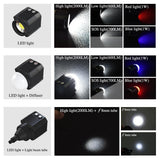 60m Waterproof Led Diving Light for Gopro Hero 12 - Perfect for Underwater Photography - 45-Degree Angle