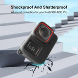 Silicone Protective Case with Lens Cap for Insta360 Ace Pro
