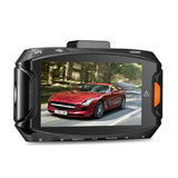 2.7 Lcd Car Dvr Camera with 170 Degree Wide Angle 2304 x 1296p Hd Screen - Side View