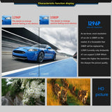 2.7 Lcd Car Dvr Camera with 170 Degree Wide Angle 2304 x 1296p Hd Screen - Top-Down View