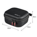 Gopro Hero11 Diamond Texture Leather Storage Bag - Side View