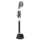 Magnetic Car Mount with Suction Cup Arm and Phone Clamp - Side View